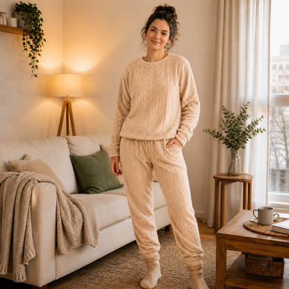 Promo Invierno: Pijama Polar Térmico + 3 Pares de Medias Térmicas